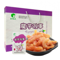 鎮安縣雪櫻花魔芋故事魔芋辣條320gX4盒